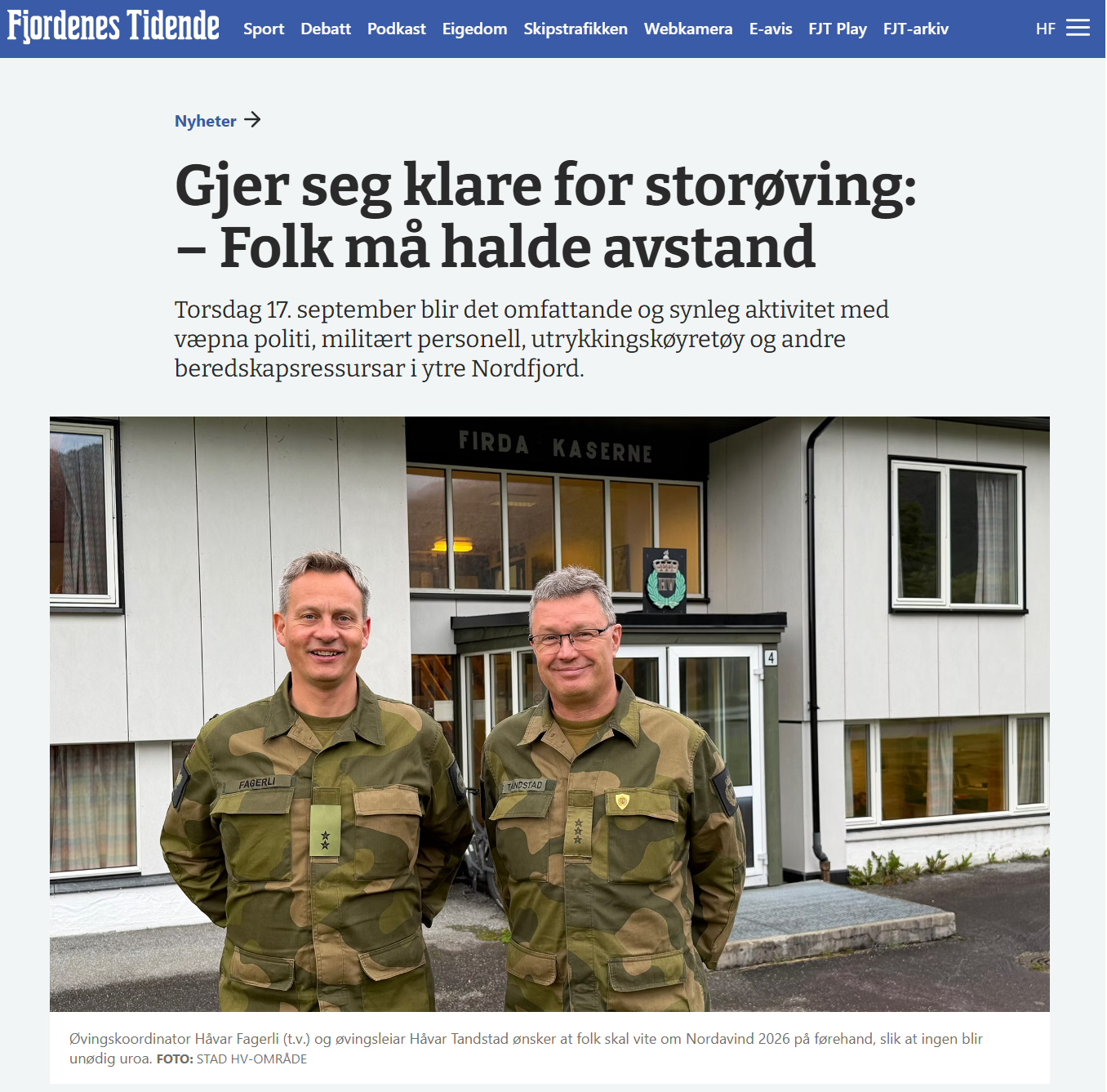 Fjordenes Tidende 10.09.2026